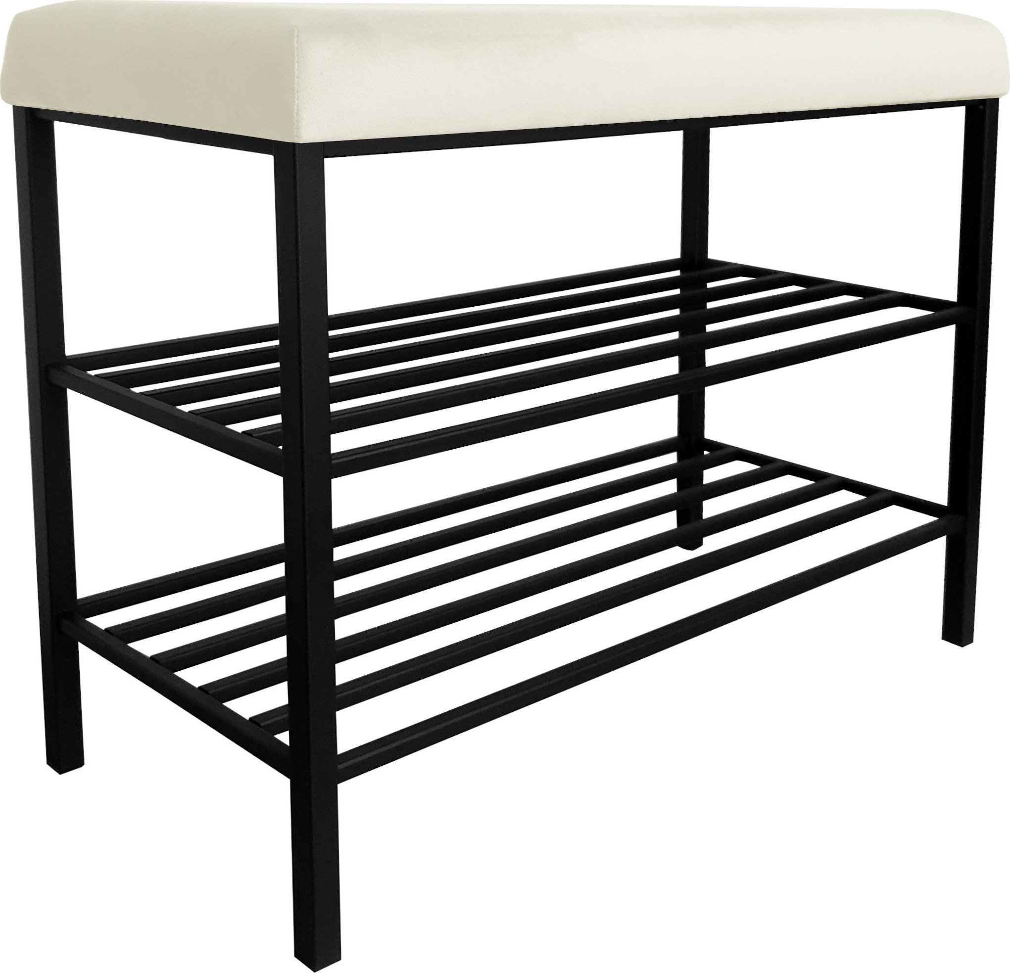 Atos Szafka na buty Regał Półka stelaż czarny MG50