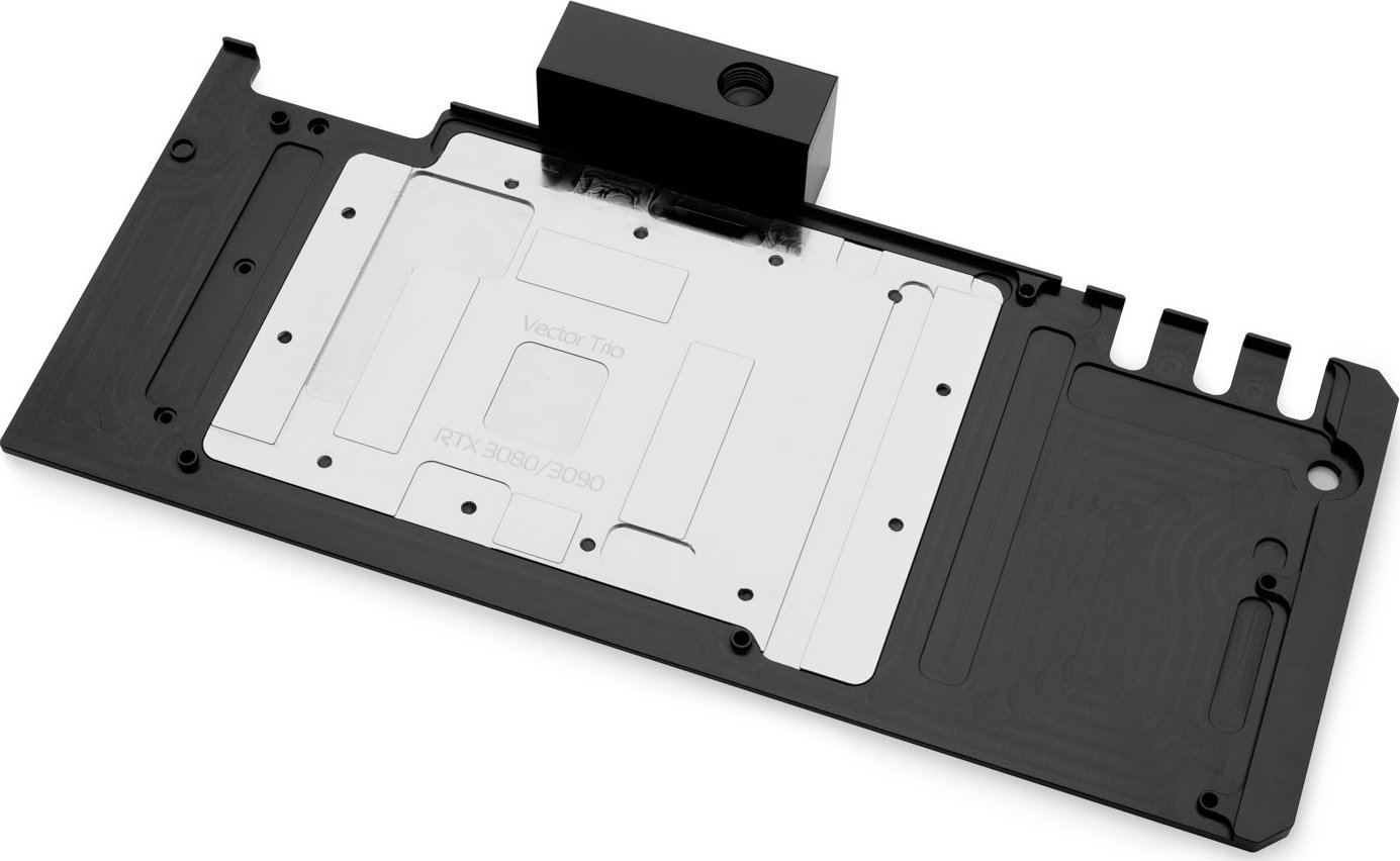 EK Water Blocks EK Water Blocks EK-Quantum Vector TRIO RTX 3080/3090 aktive Backplate - schwarz