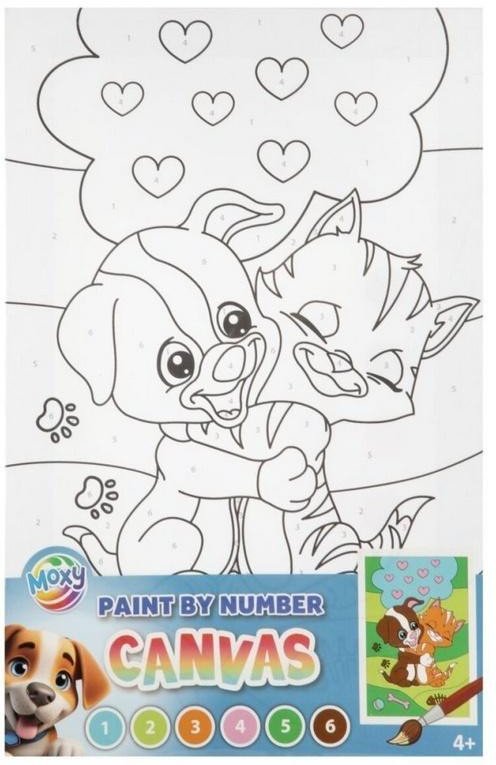 Malowania po numerach Pies EDUKAMP