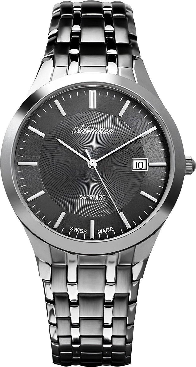 Zegarek Adriatica Zegarek męski Adriatica A1236.S116Q szary