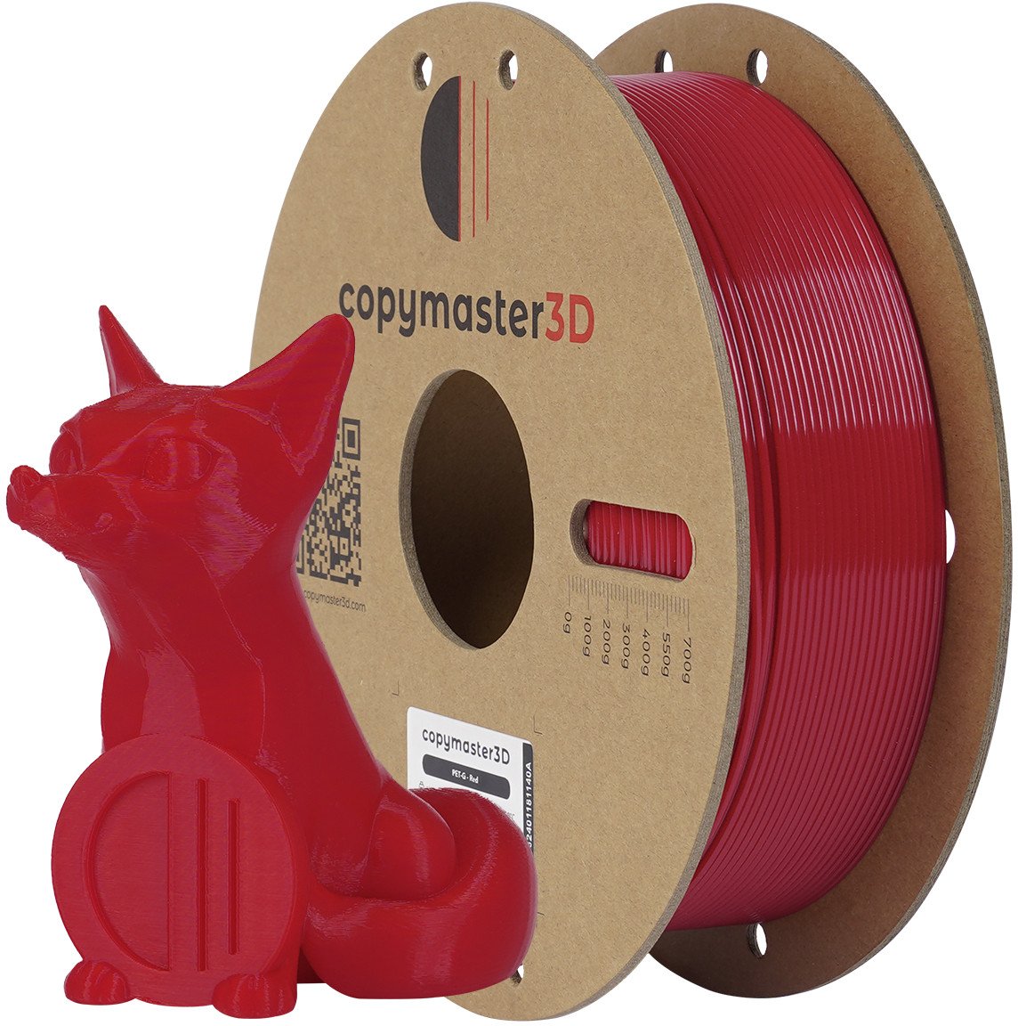 Copymaster3D PET-G filament for 3D printer, 1.75 mm, red