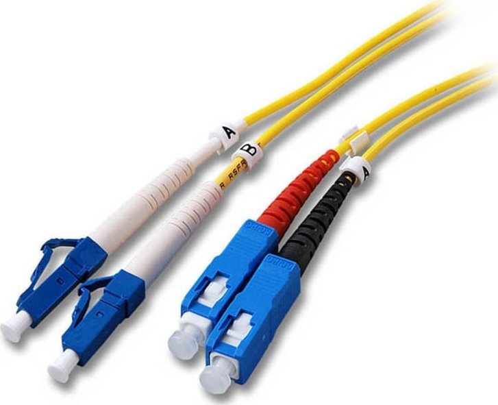 Triton EFB Elektronik O0360.2 kabel optyczny 2 m LC SC OS2 Żółty