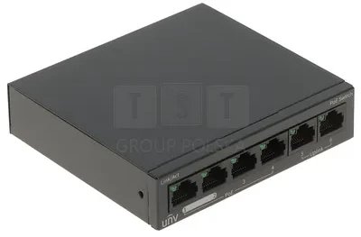 NSW2020-6T-PoE-IN Switch 6-portowy (4xPoE)