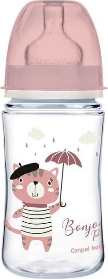 Canpol CANPOL Szeroka Butelka Antykolkowa 240ml Easy Start