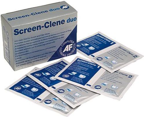 AF Chusteczki nawilżane i suche do czyszczenia ekranów 40 szt. (AFASRO01739)