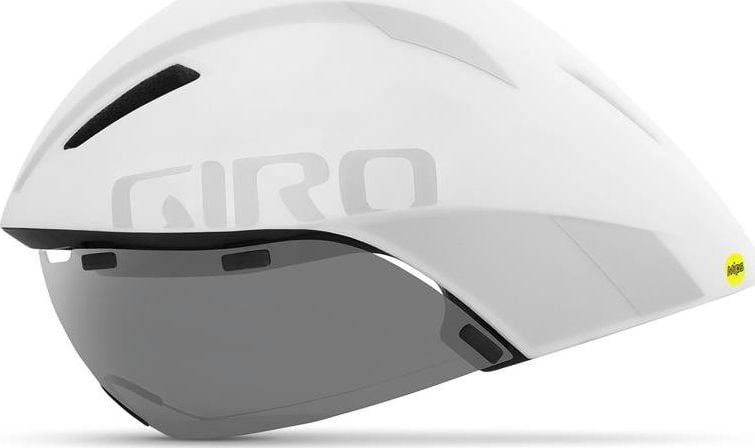 Giro Kask czasowy GIRO AEROHEAD INTEGRATED MIPS matte white silver roz. S (51-55 cm) (NEW)