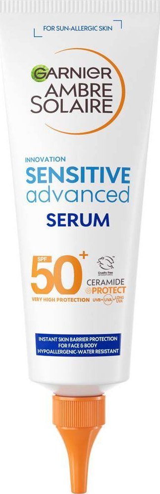 Garnier Garnier Ambre Solaire Sensitive Advanced serum do opalania ciała SPF50+ 125ml
