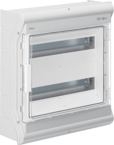 Hager Rozdzielnica modułowa 2x18 natynkowa odporna UV IP65 Vector VE218SN