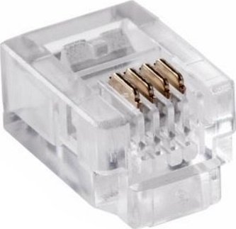 Blow 1x WTYK TELEFONICZNY MODULARNY 6P4C RJ14