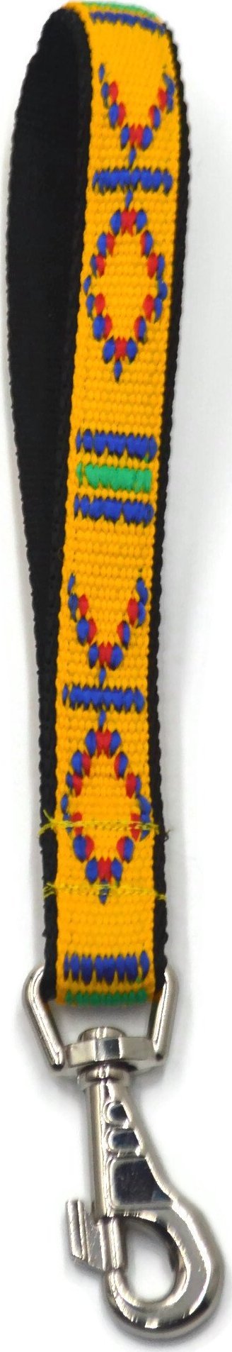 Alizoo Podwójna mocna rączka do obroży dla psa 25mm Indiański wzór - ALIZOO