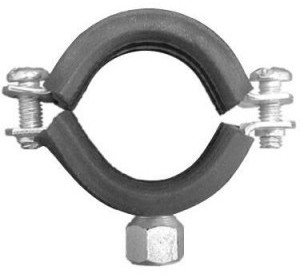 PIPE CLIP 2½ (75MM) WITH RUBBER 2PCS