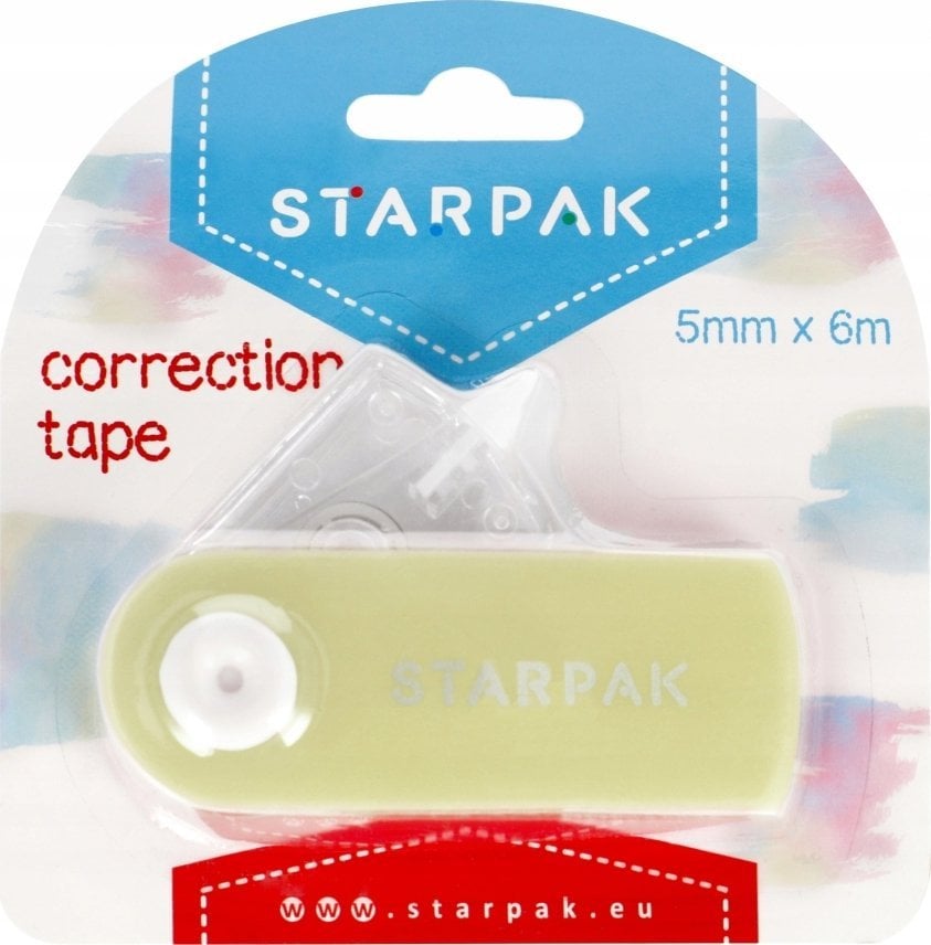 Starpak KOREKTOR W TASMIE 5MMX6MB PAST ZOL STK 12/432PG