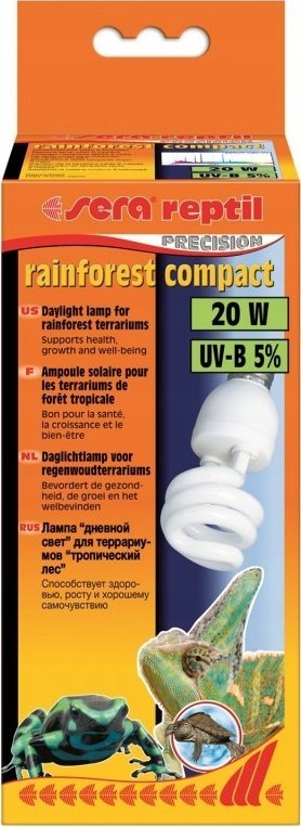 Sera Żarówka Reptil rainforest compact / 5 % UV-B / 20 W