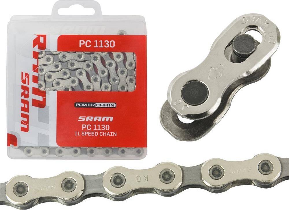 Łańcuch SRAM PC 1130 Solid Pin, 11 - rzędowy, 114 ogniw, spinka PowerLock