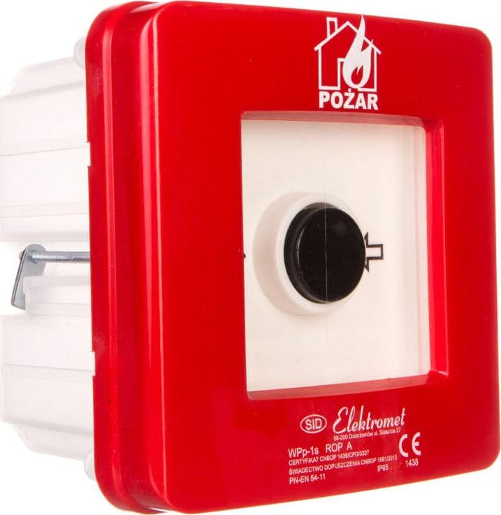 Elektromet Ręczny ostrzegacz pożarowy NC-NO IP65 WPp-1s ROP A 921550