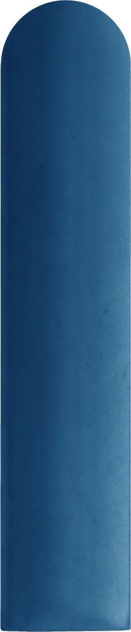 Panel tapicerowany płotek zaokrąglony 80x20 Magic Velvet 2203 (Błękit pruski) 80x20
