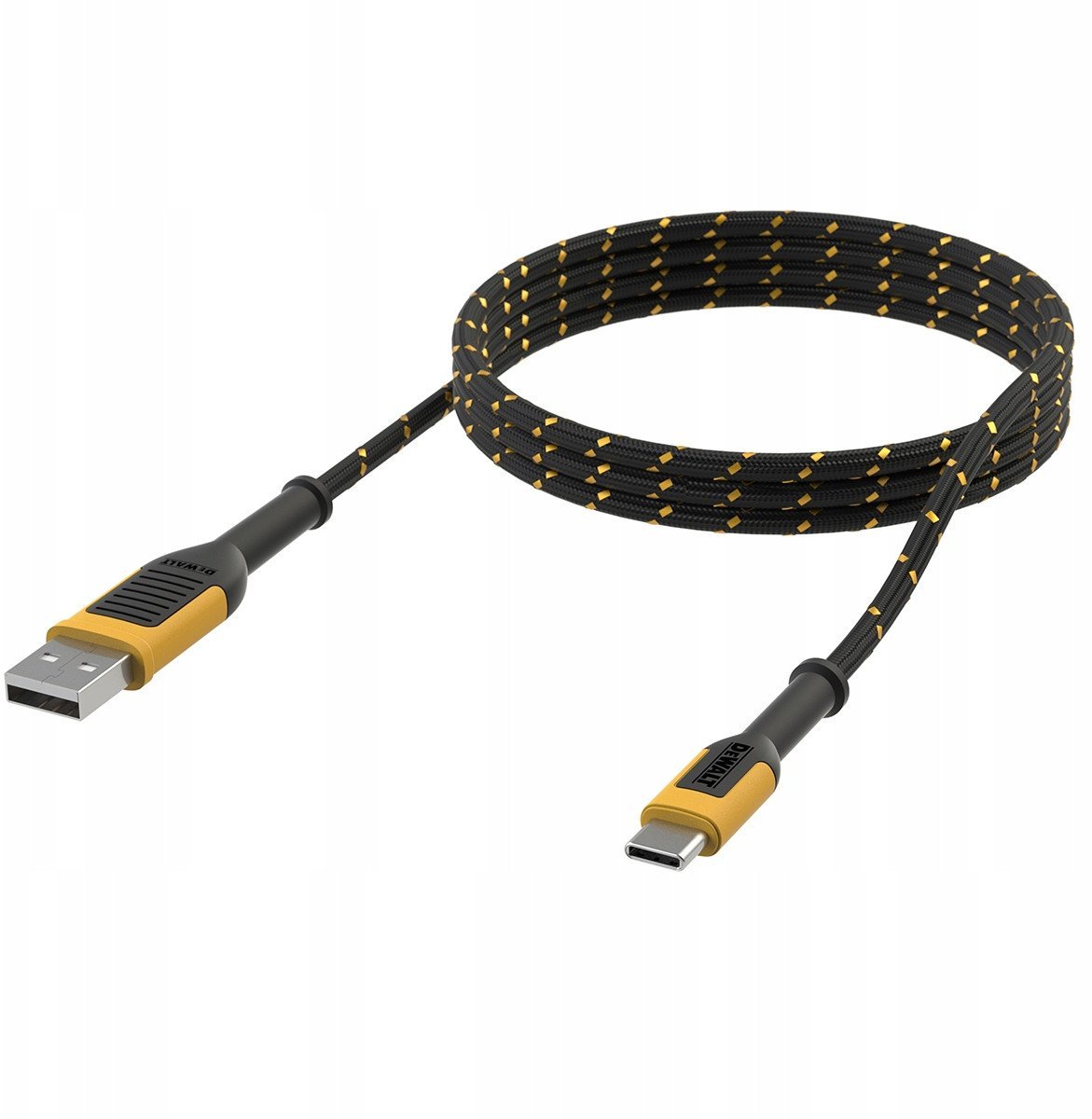 Kabel USB Dewalt USB-A - USB-C 1.8 m Czarny (DXMA131-1348-DWG)