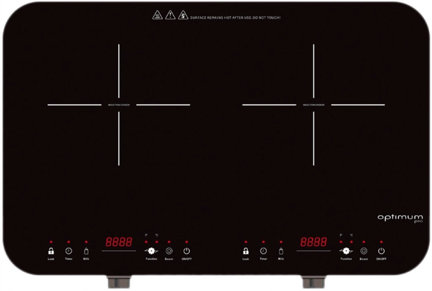 KUCHENKA INDUKCYJNA PX 2002 DWUPŁYTOWA CZARNA