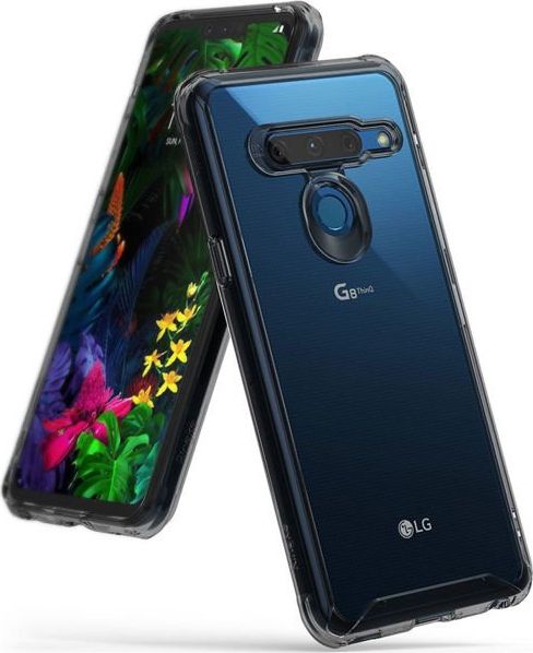 Ringke Etui Ringke Fusion do LG G8 ThinQ Smoke Black uniwersalny