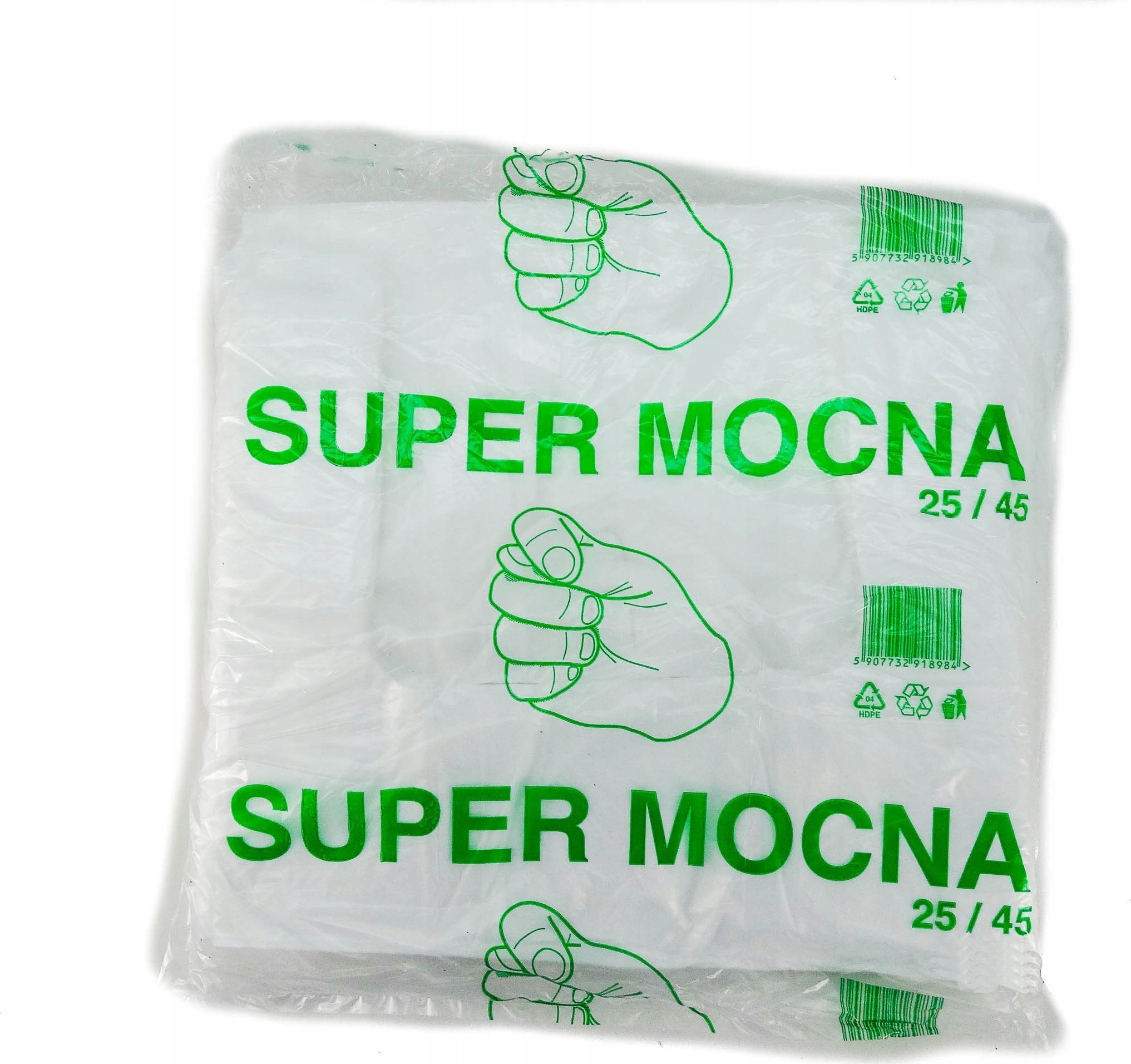 Pacer Reklamówki Torby Jednorazowe Hdpe 25X45 25/6X43