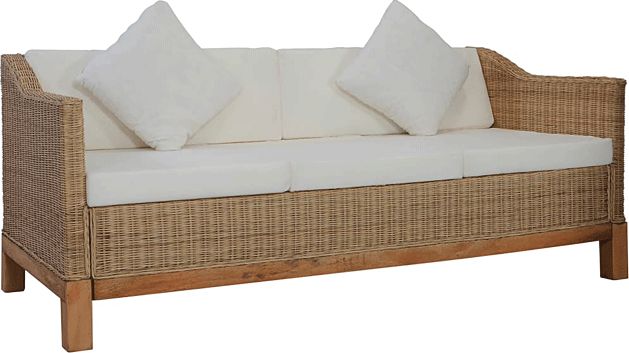 Elior Sofa trzyosobowa Alani 3B - naturalny rattan