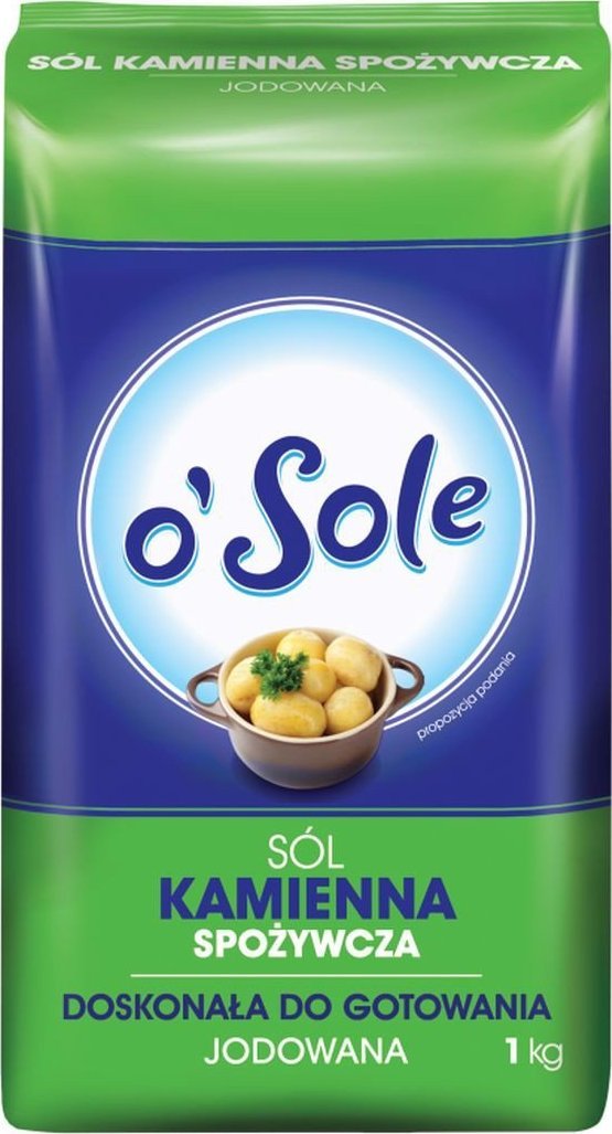 Cenos o'Sole Sól kamienna spożywcza jodowana 1 kg