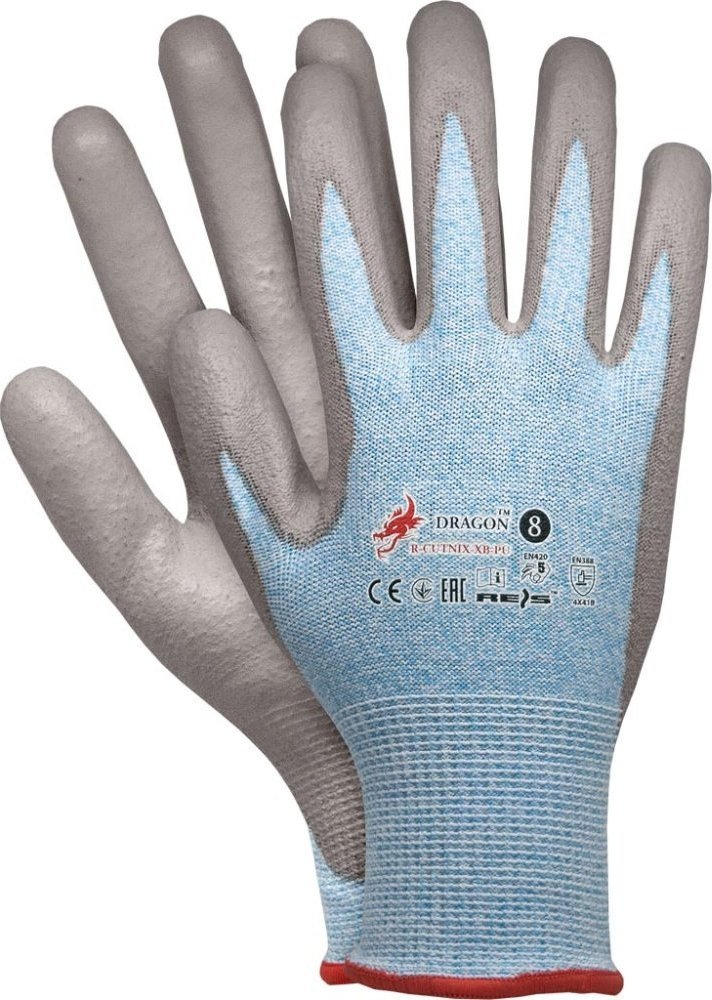 R.E.I.S. R-CUTNIX-XB-PU - Rękawice ochronne powlekane poliuretanem, odporne na ścieranie 10