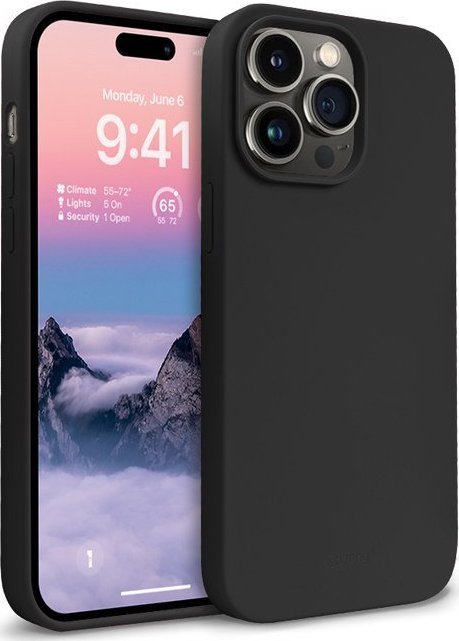 Crong Crong Color Cover - Etui iPhone 14 Pro Max (czarny)