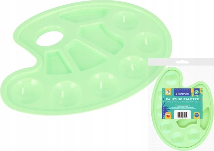 Starpak PALETA DO FARB OWAL PASTEL ZIE STK PBH 1/20