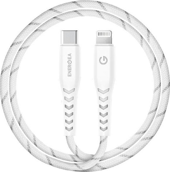 Kabel USB Energea USB-C - Lightning 1.5 m Biały (CBL-NFCL-RED150)