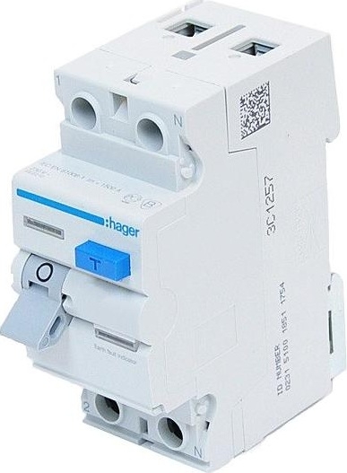 Hager Wyłącznik różnicowoprądowy 2P 63A 0,03A A CDA263J