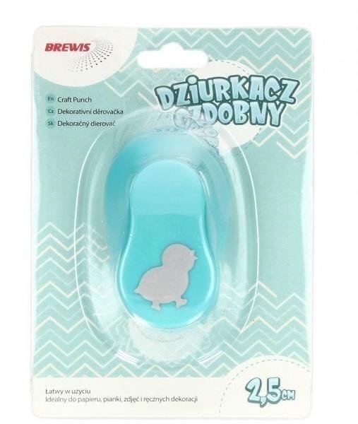 Dziurkacz ozdobny - Kurczaczek 2,5cm MIX