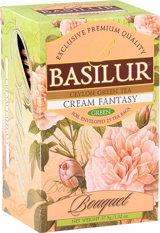 Basilur Herbata zielona ekspresowa TRUSKAWKA WANILIA