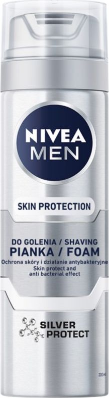 Nivea MEN Pianka do golenia SILVER PROTECT 200 ml