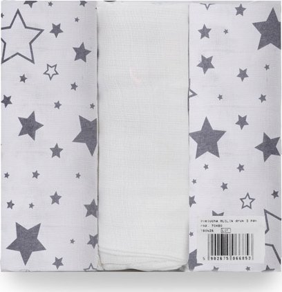 Pielucha muslin 3 pak 70x80