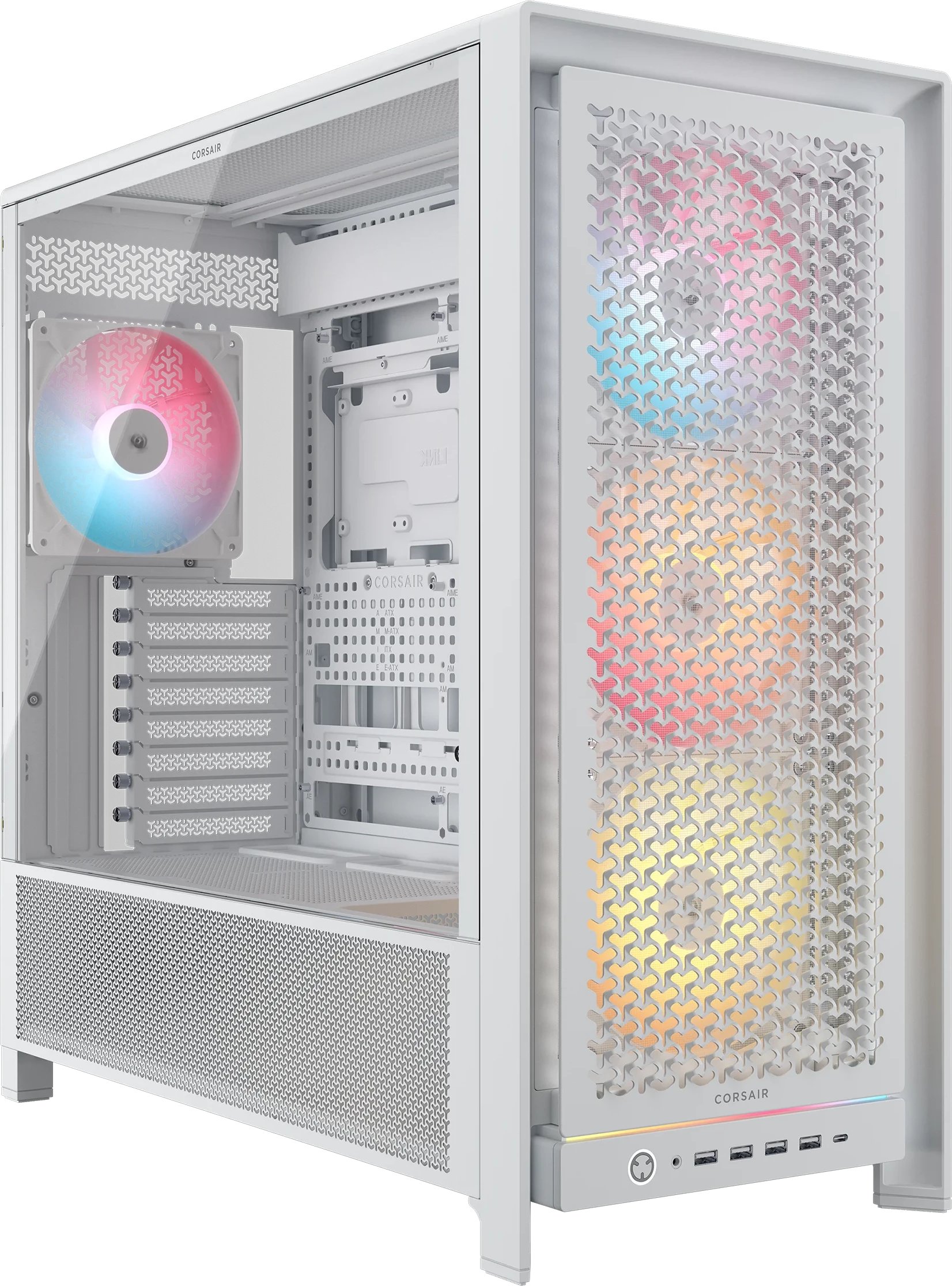 Corsair FRAME 5000D RS ARGB Midi Tower Biały