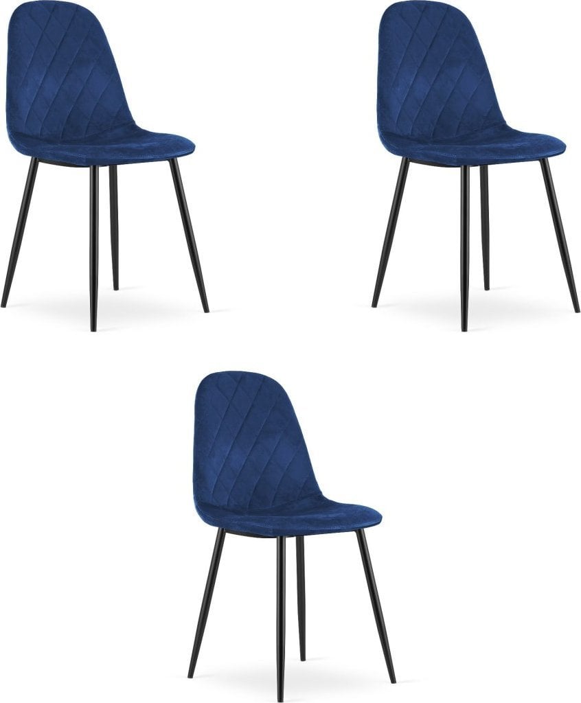 Leobert Krzesło ASTI - granat aksamit x 3