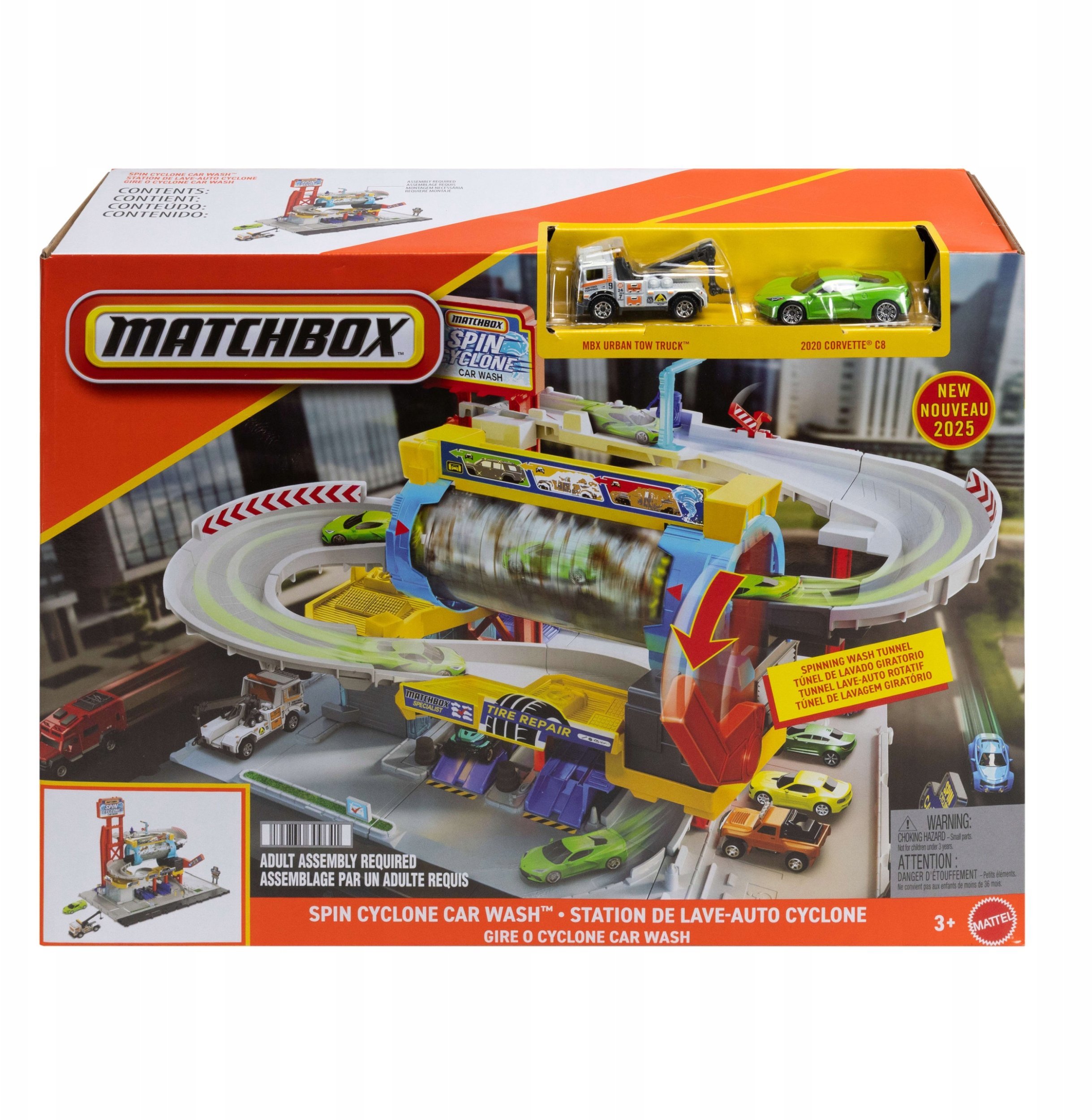 Matchbox Myjnia Turbo Cyklon Zestaw JGB68