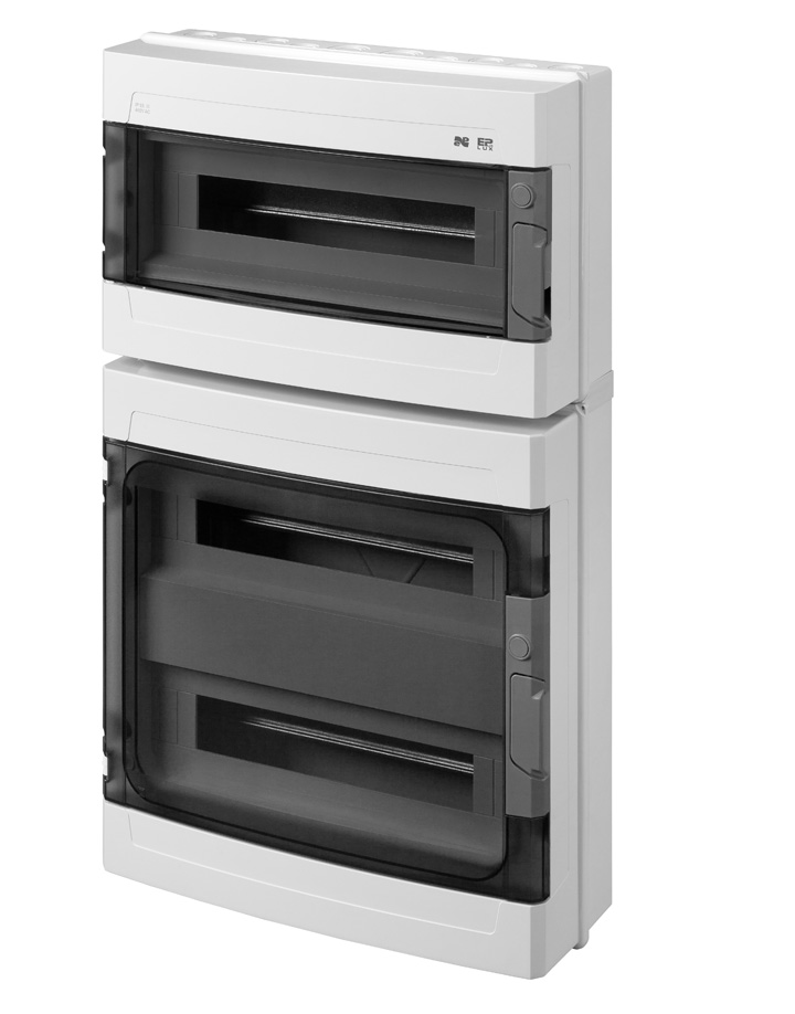 Elektro-Plast Rozdzielnica modułowa natynkowa EP-Lux Plus RN 3/57 (1/19+2/38) (1963-01)