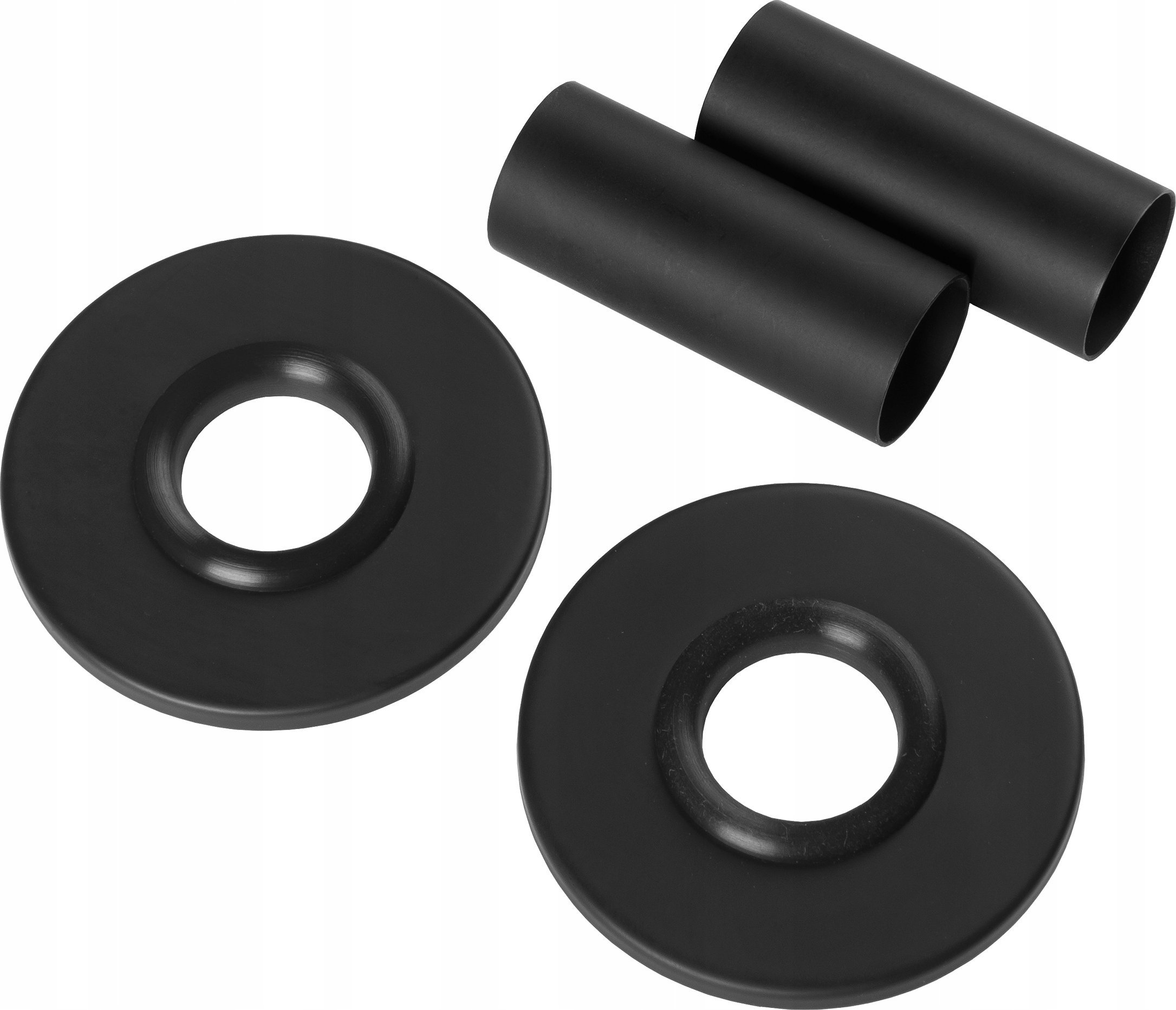 Invena Invena zestaw maskujący do podłączenia grzejnika, czarny UA-11-C15