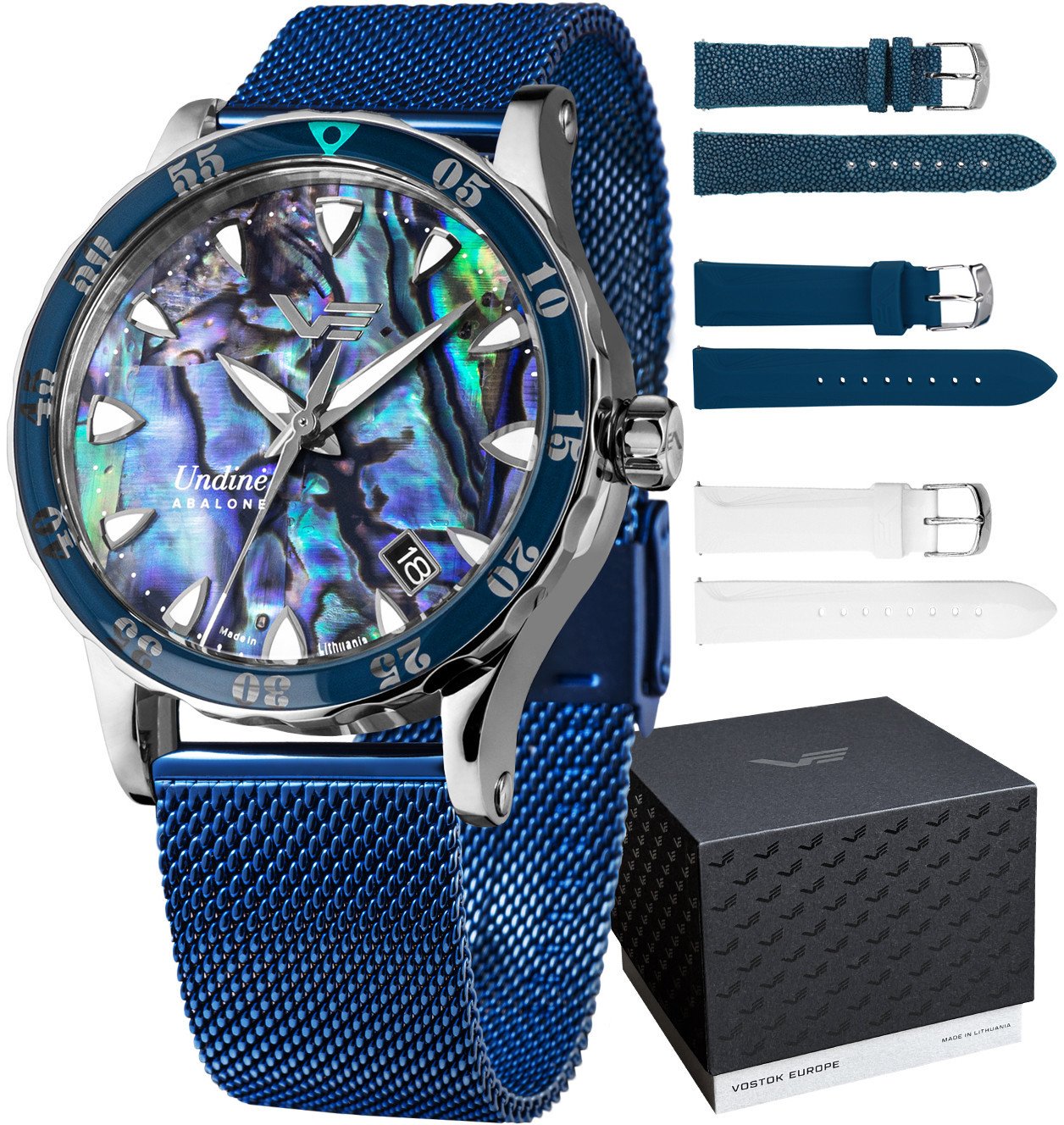 Zegarek damski Vostok Europe NH35A-515A757BB niebieski