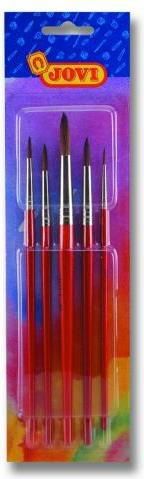 Jovi Pędzle artystyczne z włosia pony 0,4,6,8,12 (193875)