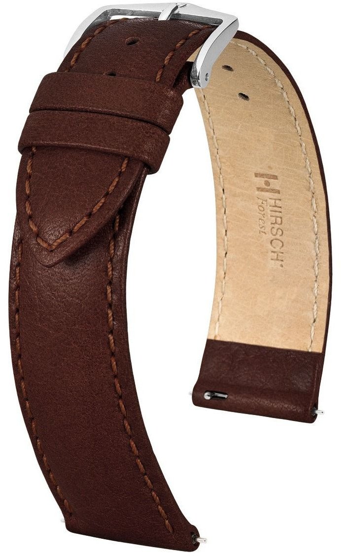 Skórzany wodoodporny pasek do zegarka 18 mm HIRSCH Forest L 17920210-2-18 .