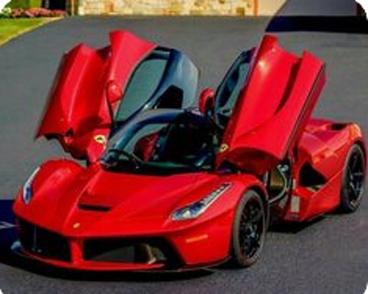 Norimpex Diamentowa Mozaika Auto Czerwone Ferrari Z Otwartymi Drzwiami 30x40