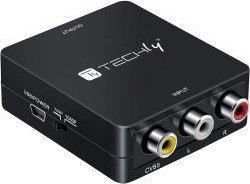Adapter AV RCA (Cinch) x2 - HDMI czarny (5469)