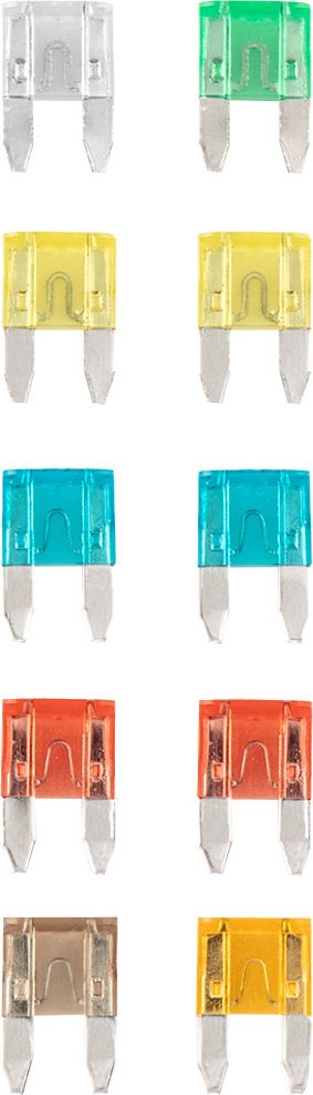 Neo Zestaw bezpieczników samochodowych mini 10 sztuk (11-992)