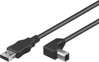 Kabel USB PremiumCord USB-A - USB-B 1 m Czarny (ku2ab1-90)