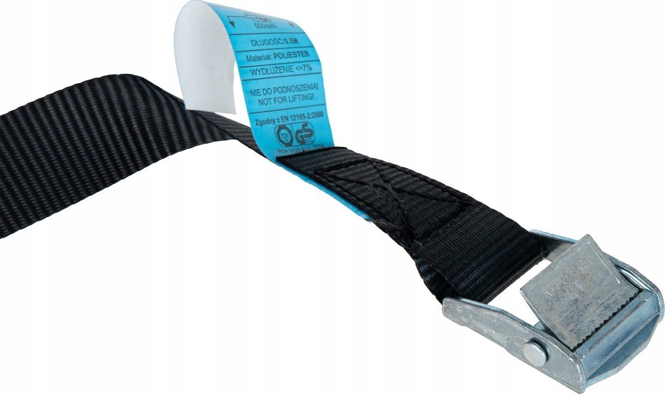 Pas mocujący z klamrą samozaciskową 25mmx4m 500kg (16/160)