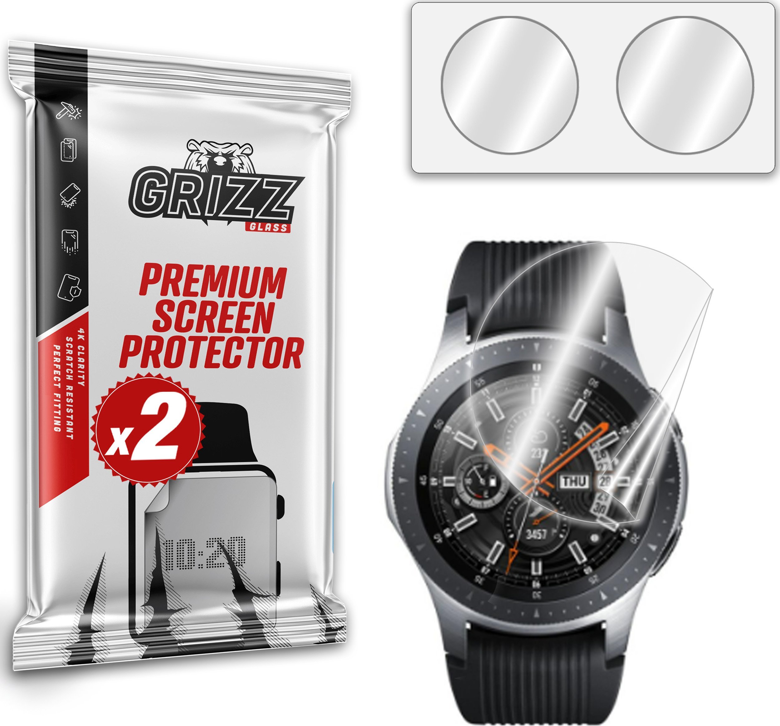 GrizzGlass Folia ceramiczna Grizz CeramicFilm Samsung Galaxy Watch 46 mm