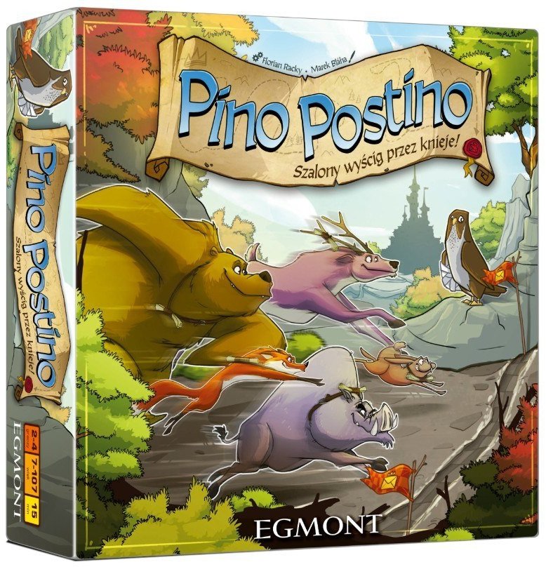 Gra PINO POSTINO Szalony wyścig przez knieje! Egmont
